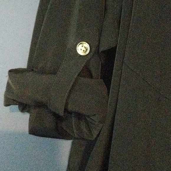 Susan graver woman's black shirt with gold buttons - Picture 3 of 6